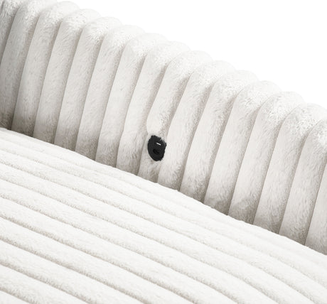 Tomball Beige Oversized Chaise Lounge by Homelegance at Eve Furniture