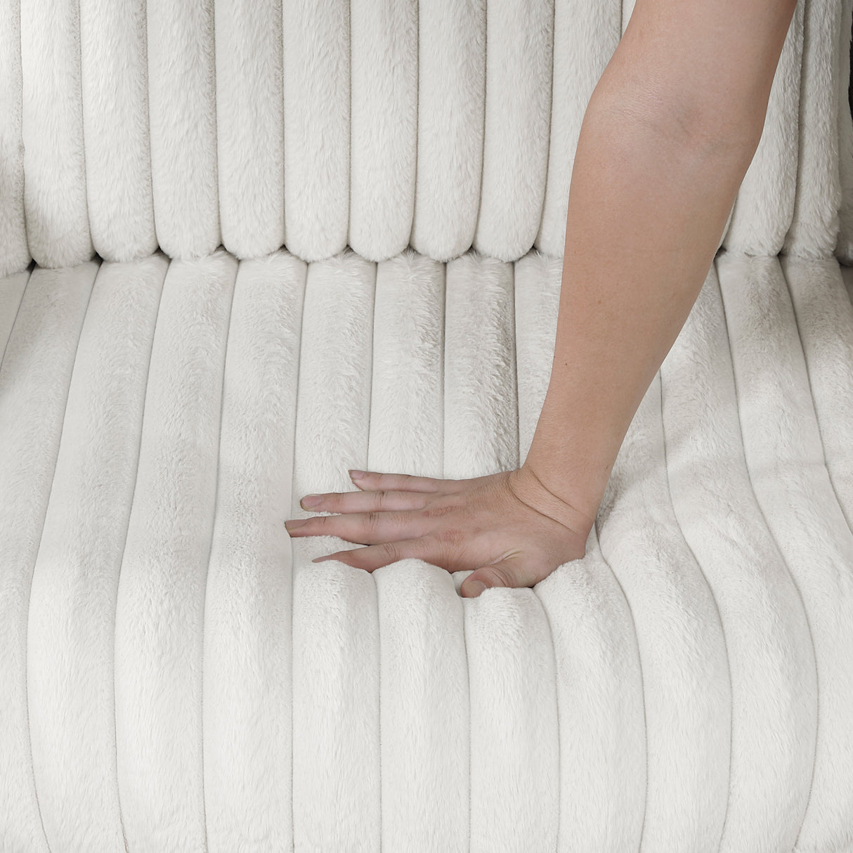 Tomball Beige Oversized Chaise Lounge by Homelegance at Eve Furniture