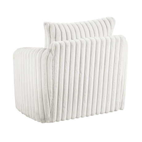 Tomball Beige Swivel Chair by Homelegance at Eve Furniture