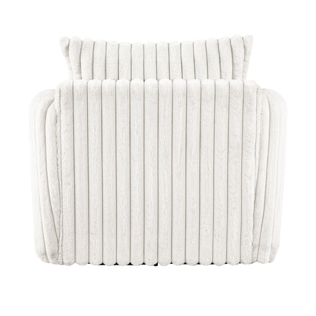 Tomball Beige Swivel Chair by Homelegance at Eve Furniture