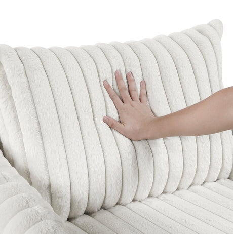 Tomball Beige Swivel Chair by Homelegance at Eve Furniture