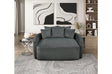 Tomball Dark Gray Oversized Chaise Lounge by Homelegance at Eve Furniture