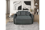 Tomball Dark Gray Oversized Chaise Lounge by Homelegance at Eve Furniture