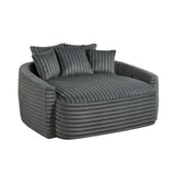 Tomball Dark Gray Oversized Chaise Lounge by Homelegance at Eve Furniture