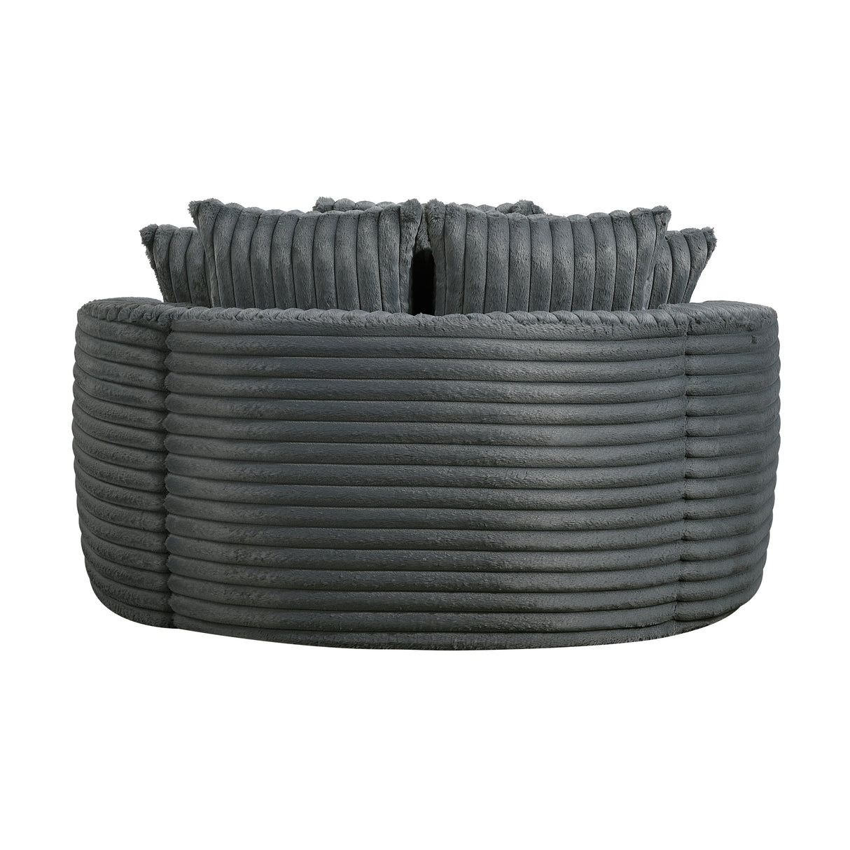 Tomball Dark Gray Oversized Chaise Lounge by Homelegance at Eve Furniture