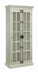 Toni Antique White 2-Door Tall Cabinet by Coaster at Eve Furniture