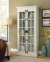 Toni Antique White 2-Door Tall Cabinet by Coaster at Eve Furniture