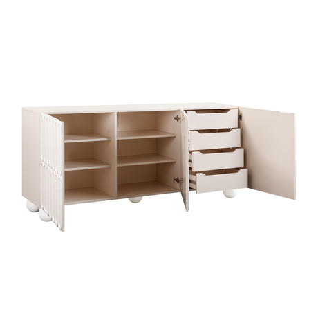 Tori Motif Taupe Buffet by TOV Furniture at Eve Furniture