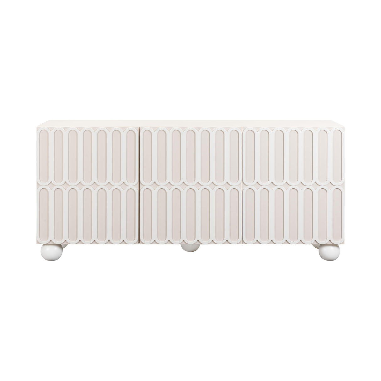 Tori Motif Taupe Buffet by TOV Furniture at Eve Furniture