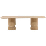 Torrin Dining Table, Light Natural by Dovetail at Eve Furniture