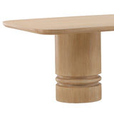 Torrin Dining Table, Light Natural by Dovetail at Eve Furniture