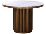 Tower White Marble Dining Table