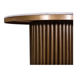 Tower White Marble Dining Table