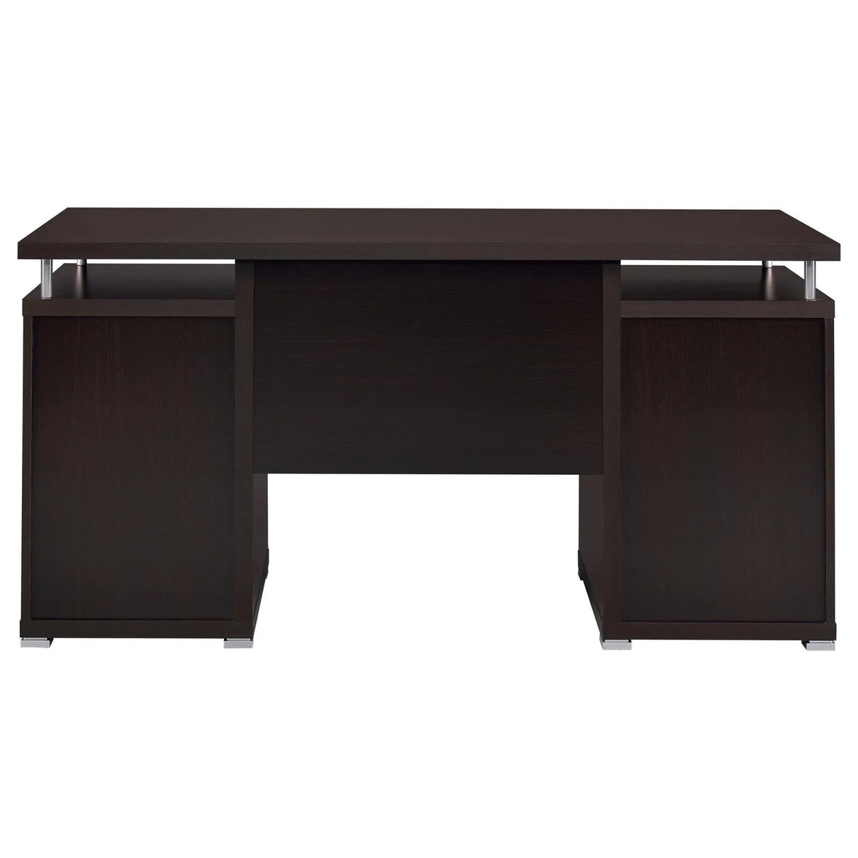 Tracy Cappuccino 2-Drawer Computer Desk by Coaster at Eve Furniture