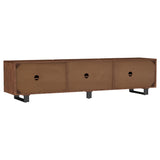 Trask Mango Brown 86-inch Wood TV Stand Media Console by Coaster at Eve Furniture