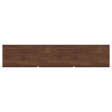 Trask Mango Brown 86-inch Wood TV Stand Media Console by Coaster at Eve Furniture