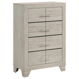 Trenton Rustic Cream 4-drawer Bedroom Chest of Drawers by Coaster at Eve Furniture