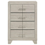 Trenton Rustic Cream 4-drawer Bedroom Chest of Drawers by Coaster at Eve Furniture