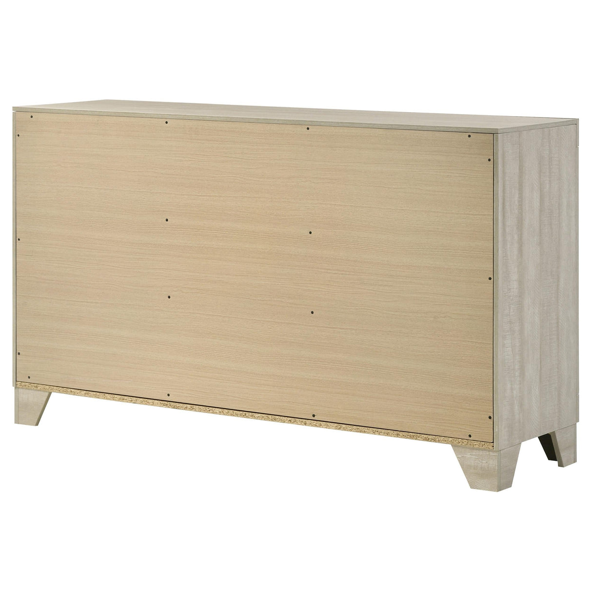 Trenton Rustic Cream 6-Drawer Bedroom Dresser by Coaster at Eve Furniture