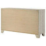 Trenton Rustic Cream 6-Drawer Bedroom Dresser by Coaster at Eve Furniture