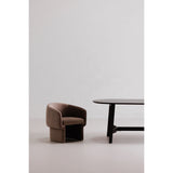 Trie Brown Small Dining Table by Moe's Home at Eve Furniture