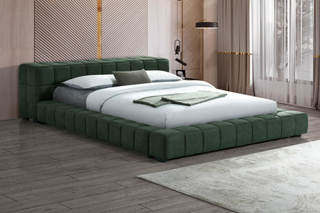 Trinity Green Upholstered Full Platform Bed by Coaster at Eve Furniture