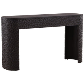 Triston Console Table, Dark Brown by Dovetail at Eve Furniture