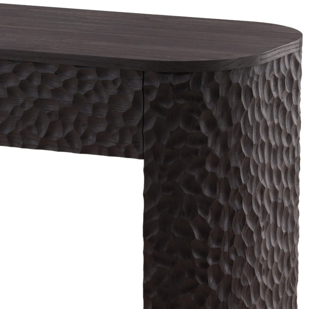 Triston Console Table, Dark Brown by Dovetail at Eve Furniture