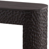Triston Console Table, Dark Brown by Dovetail at Eve Furniture