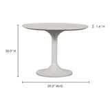 Tuli Light Grey Café Table by Moe's Home at Eve Furniture