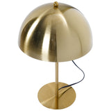 Tundra Table Lamp - Gold outer - White inner by Ashcroft Imports at Eve Furniture