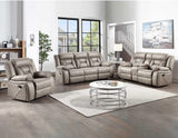 Tyson Reclining Glider Console Loveseat by Steve Silver at Eve Furniture