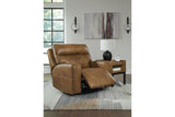 Game Plan Caramel Oversized Power Recliner