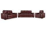 Alessandro  Power Reclining Sofa, Loveseat and Recliner