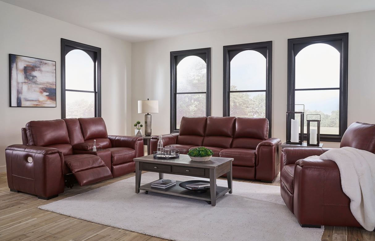 Alessandro Garnet Power Reclining Living Room Set