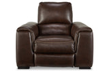 Alessandro Walnut Power Recliner