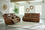 Francesca Auburn Power Reclining Sofa and Loveseat