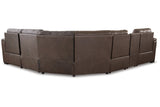 Salvatore Chocolate 6-Piece Power Reclining Sectional