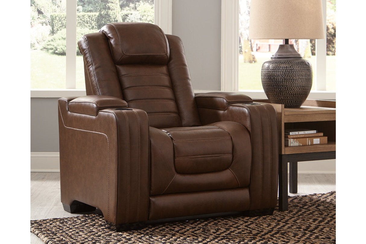 Backtrack Chocolate Power Recliner