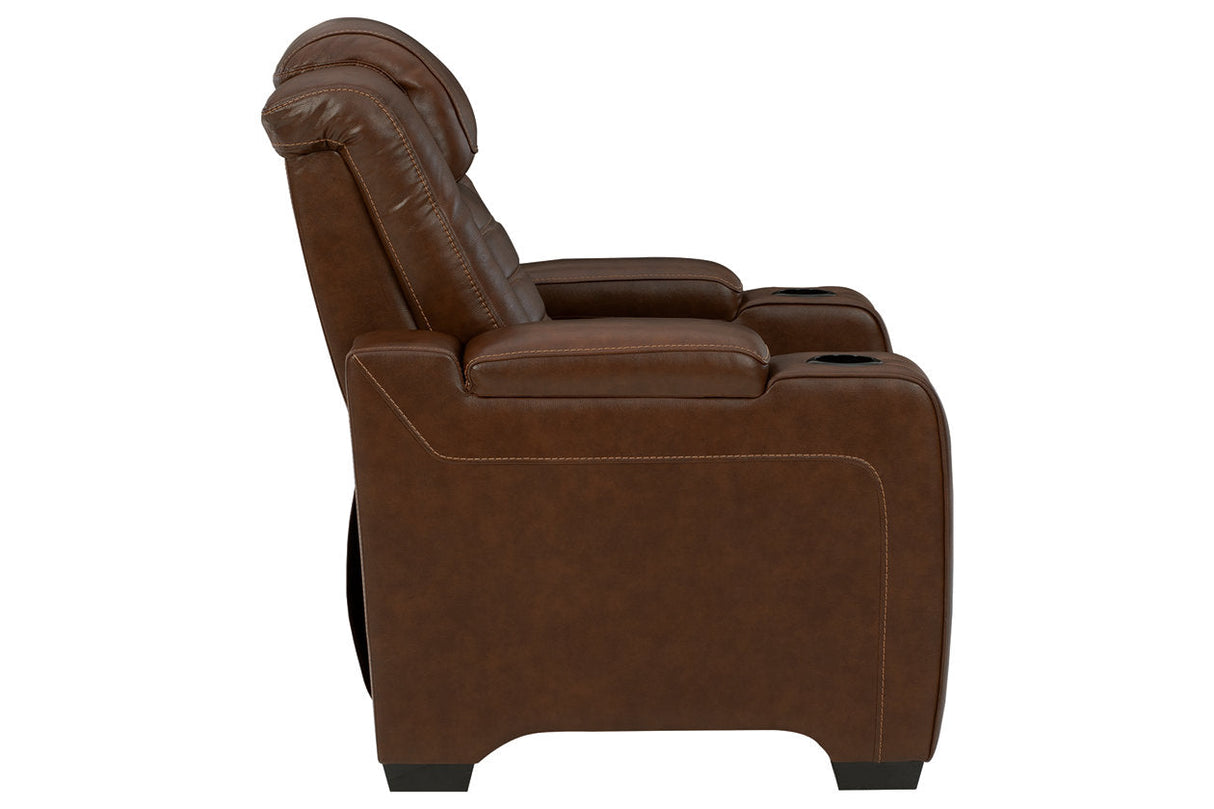 Backtrack Chocolate Power Recliner