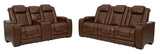 Backtrack Chocolate Power Reclining Living Room Set