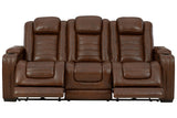 Backtrack Chocolate Power Reclining Sofa