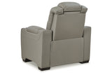 Backtrack Gray Power Recliner