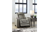 Backtrack Gray Power Recliner