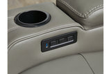 Backtrack Gray Power Recliner