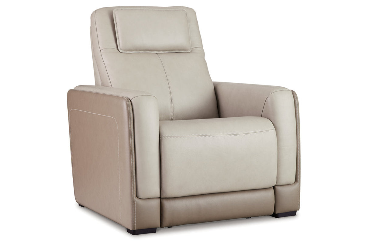 Battleville Almond Power Reclining Sofa, Loveseat and Recliner