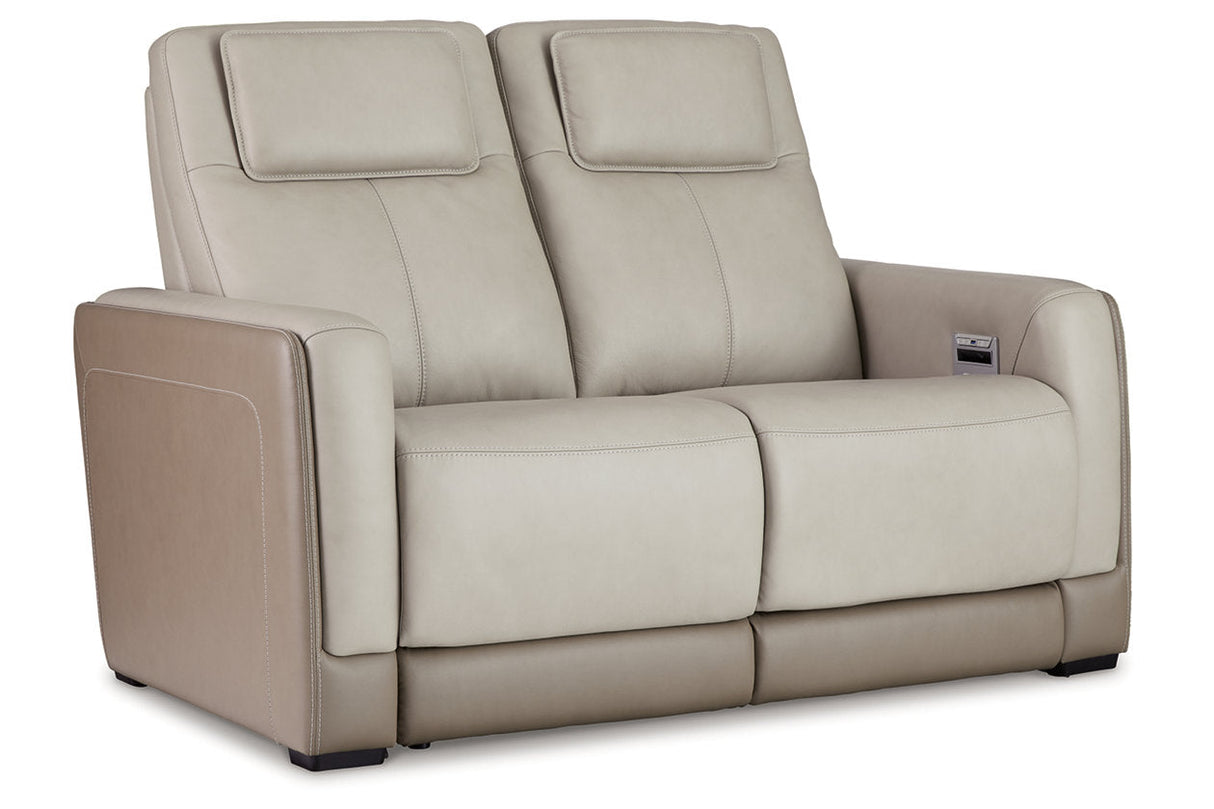 Battleville Almond Power Reclining Sofa, Loveseat and Recliner