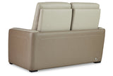 Battleville Almond Power Reclining Loveseat