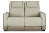 Battleville Almond Power Reclining Loveseat