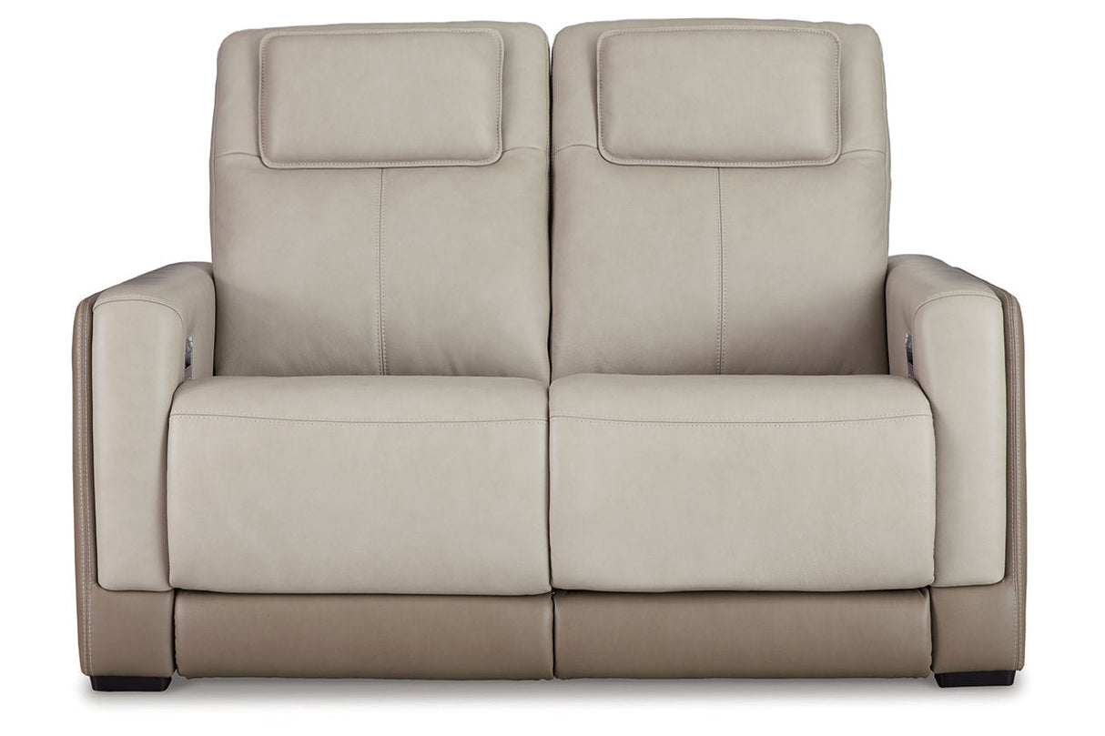 Battleville Almond Power Reclining Sofa, Loveseat and Recliner